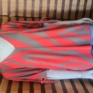Chicos slzebr stripe spandex top